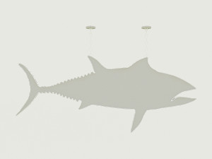 fish restaurant sign 02 3D Model