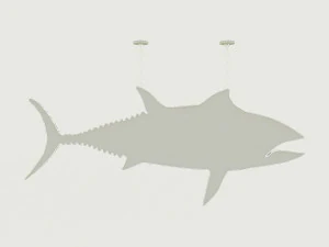 fish restaurant sign 02 3D Model
