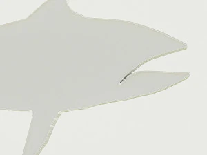 fish restaurant sign 02 3D Model