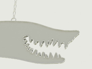 fish restaurant sign 03 3D Model