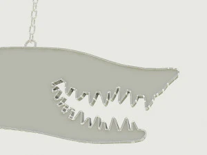fish restaurant sign 03 3D Model