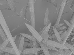 3d bamboo decor 3D Model