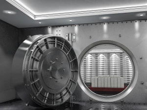 koin brankas bank Model 3D