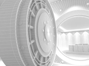 bank vault coins 3D Model