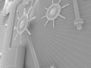 bank vault coins 3D Model