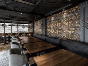 loft bar 3D Модель