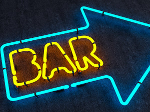 neon bar sign 3D Model