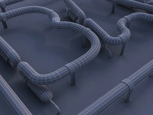 neon bar sign 3D Model