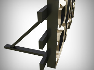 bar bulb sign 3D Модель