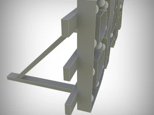 bar bulb sign 3D Model