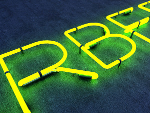 barber neon sign 3D 模型