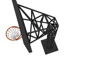3d basketball hoop 3D Model