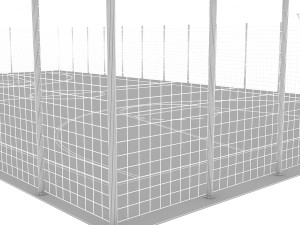 basketball court Modèle 3D