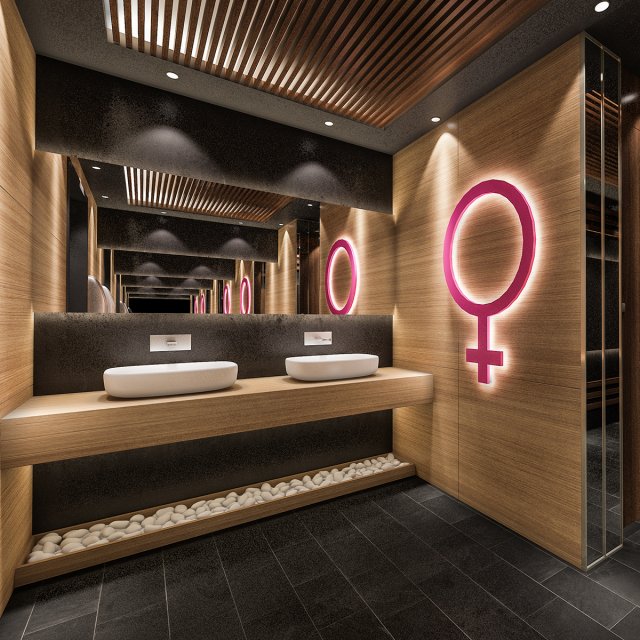 bathroom 3Dモデル .c4d .max .obj .3ds .fbx .stl .blend 