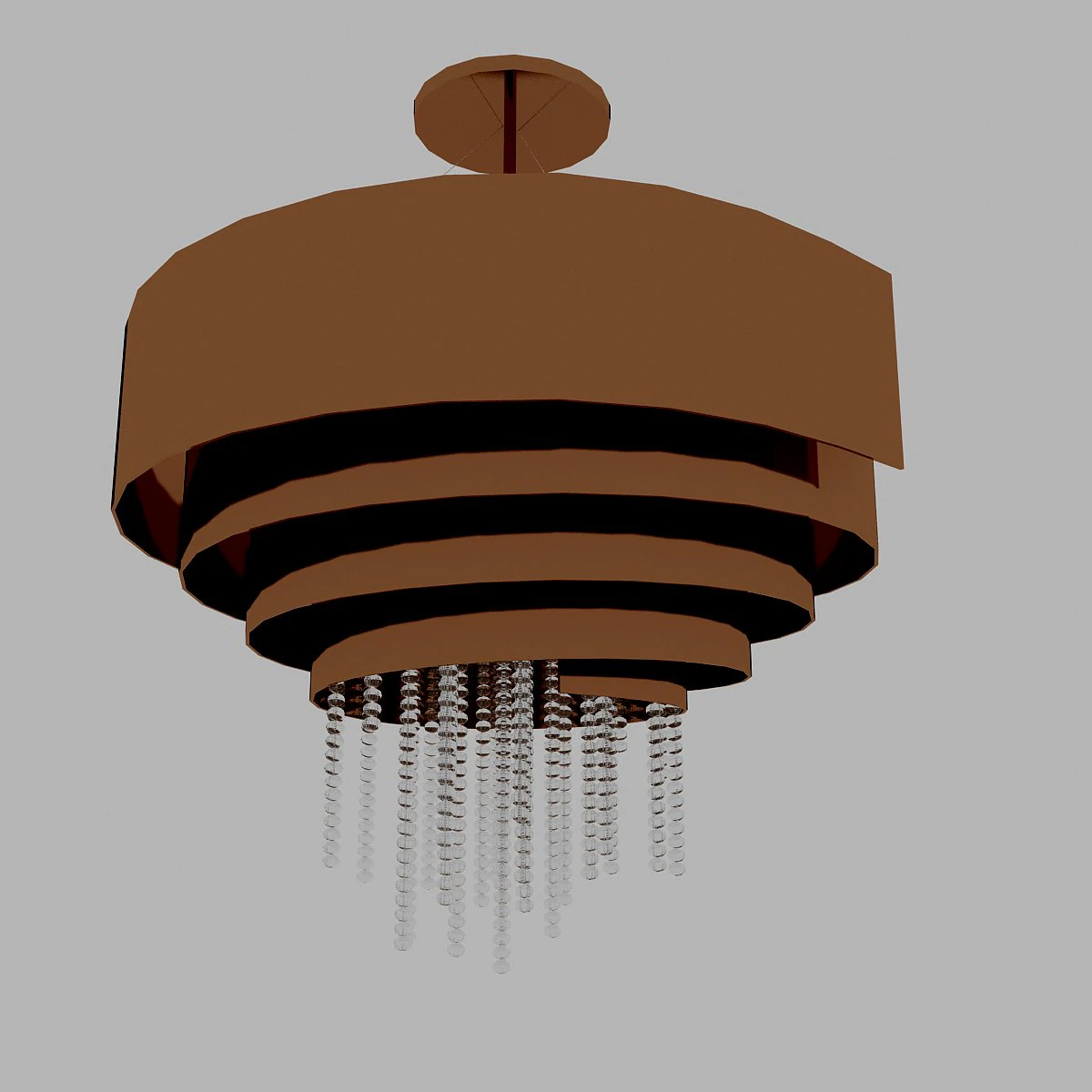 modern chandelier 2 3D Model .c4d .max .obj .3ds .fbx .stl .blend