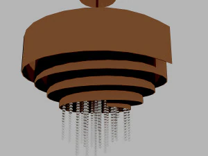 आधुनिक झूमर 2 3D मॉडल