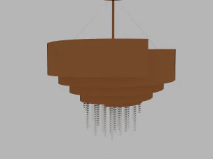modern chandelier 2 3D Model