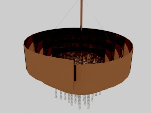 modern chandelier 2 3D Model