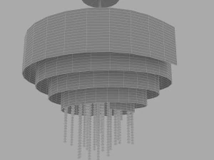modern chandelier 2 3D Model