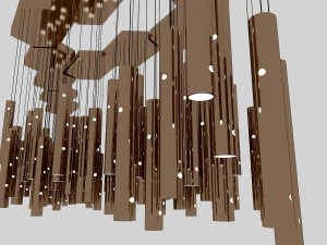 modern chandelier 3D Model