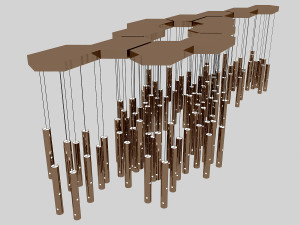 modern chandelier 3D 모델