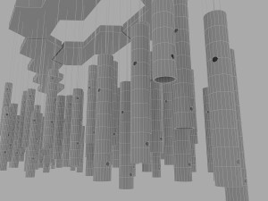 modern chandelier 3D 모델