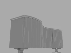 classic cabient model 2 3D Model