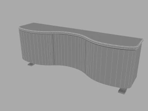 classic cabient model 2 3D Model