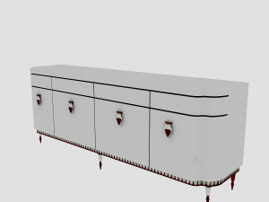 classic cabinet model 3D मॉडल