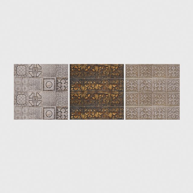 ceramic tiles 3D 모델 .c4d .max .obj .3ds .fbx .stl .blend 