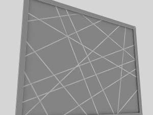 wall panel 4 3D Model