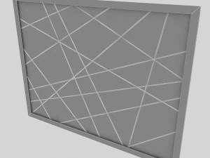 wall panel 4 3D Model