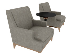 armchair table 3D मॉडल