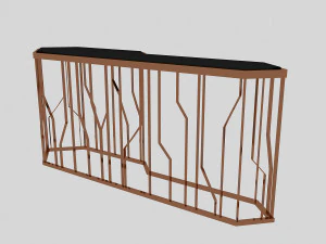 금속 테이블 3 3D 모델