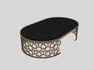 металлический стол 2 3D Модель