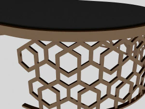 metal table 2 3D Model