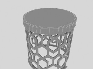 metal table Model 3D