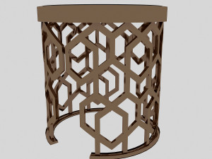 metal table Model 3D