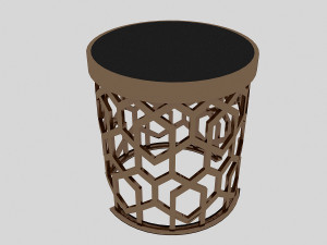 metal table Modello 3D