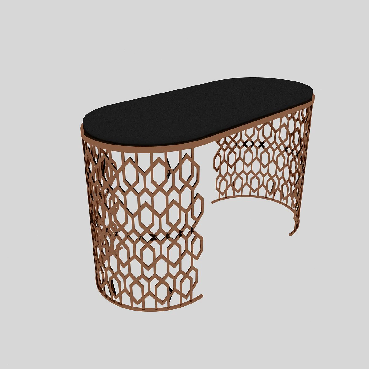 metal table 1 3D Model .c4d .max .obj .3ds .fbx .stl .blend