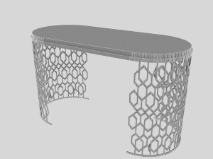 metal table 1 3D Model