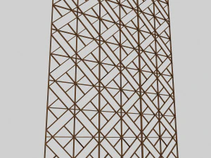 hexagonal separator and panel 3D Model