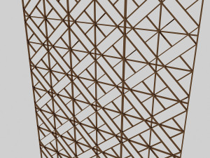 hexagonal separator and panel 3D मॉडल
