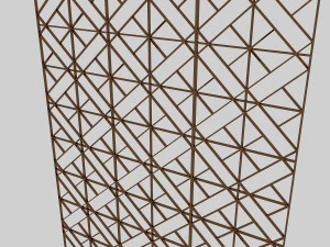 hexagonal separator and panel 3D Model