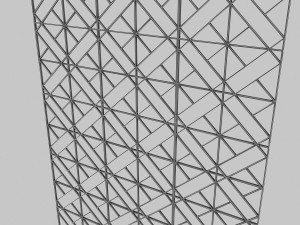 hexagonal separator and panel 3D मॉडल