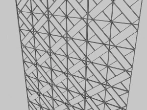 hexagonal separator and panel 3D Model