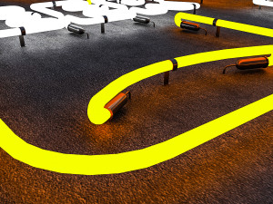 neon beer sign 3D Model