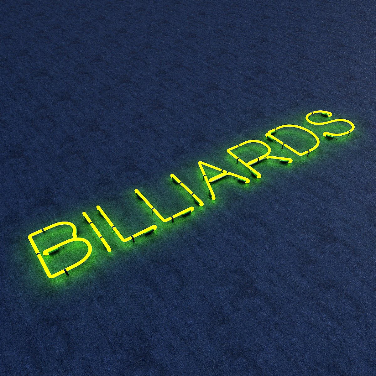 bllards neon sign 3D Model .c4d .max .obj .3ds .fbx .stl .blend 