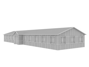 modern building 1 3D 모델