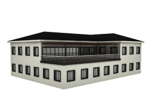 modern building 2 3D Модель